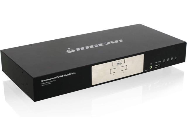 IOGEAR 2-Port DisplayPort Secure KVM Switch (TAA)