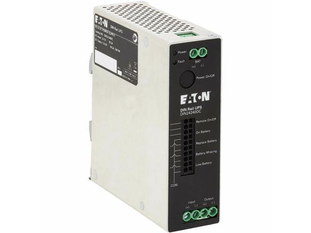Eaton 240W 24V DC DIN Rail Industrial UPS Hardwire Input/Output