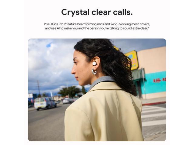 Google - Pixel Buds Pro 2 - Wireless Earbuds with Active Noise Cancellation – Bluetooth Headphones - Porcelain - image 6