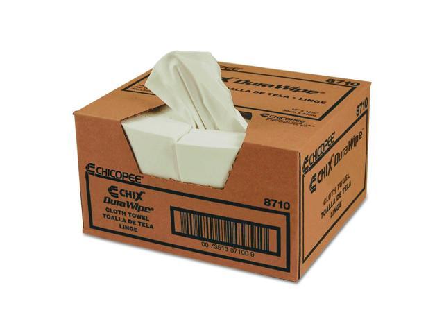 Chix DuraWipe General Purpose Towels, 12 x 13 1/2, White, 400/Carton 8710