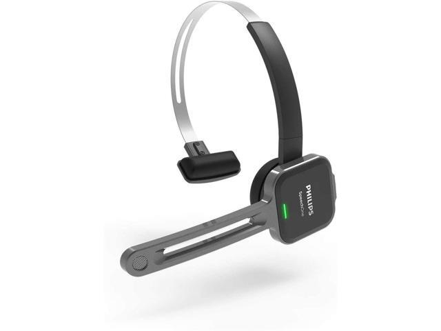 Philips SpeechOne Wireless Dictation Headset with Docking Station, Status Light and Remote Control