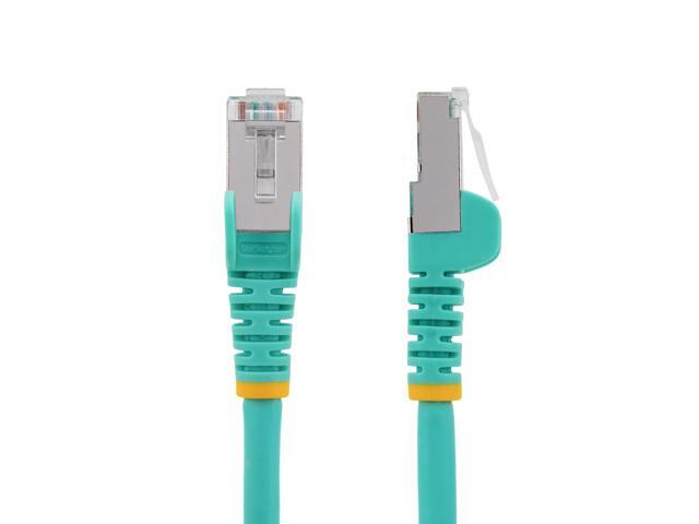 StarTech 30ft CAT6a Snagless S/FTP Ethernet Cable Aqua NLAQ30FCAT6APATCH