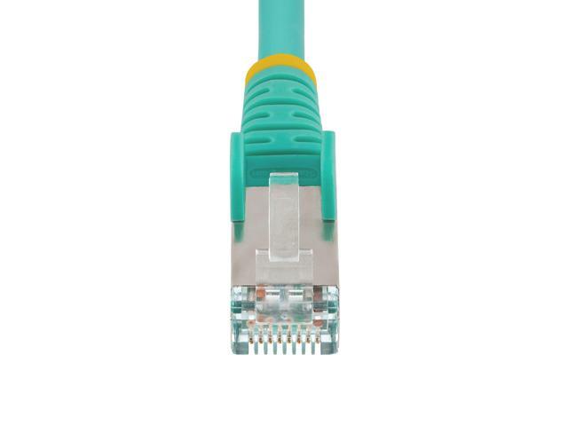 StarTech 30ft CAT6a Snagless S/FTP Ethernet Cable Aqua NLAQ30FCAT6APATCH
