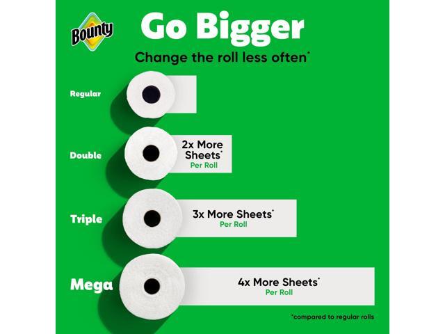Select-a-Size Kitchen Roll Paper Towels 2-Ply 5.9 x 11 White 103 Sheets/Double Plus Roll 8 Rolls/Pack 80835948