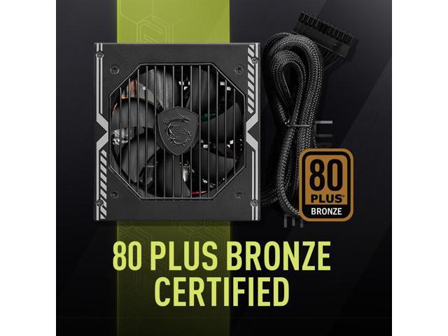 MSI - MAG A650BE 650W Non-Modular 80 Plus Bronze Power Supply - Black - image 11