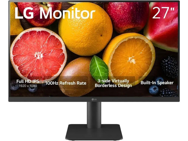 LG 27MS570B-B 27' FHD 100Hz IPS Desktop Monitor Black