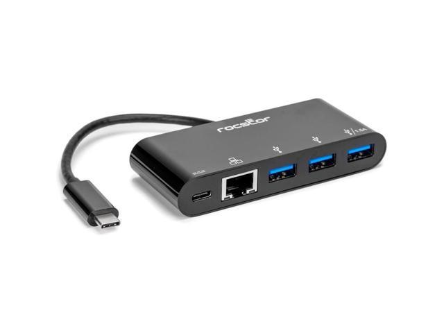 Rocstor USB-C to 3-Port Multiport Adapter USB 3.0 Hub Y10A262B1