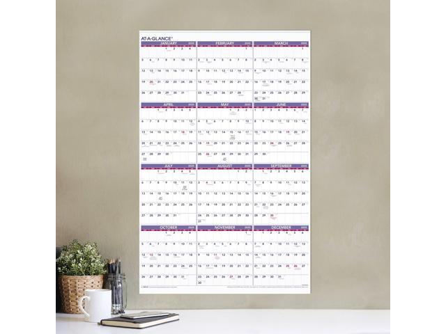 AT-A-GLANCE 2026 Yearly Wall Calendar, Extra Large, 24' x 36'