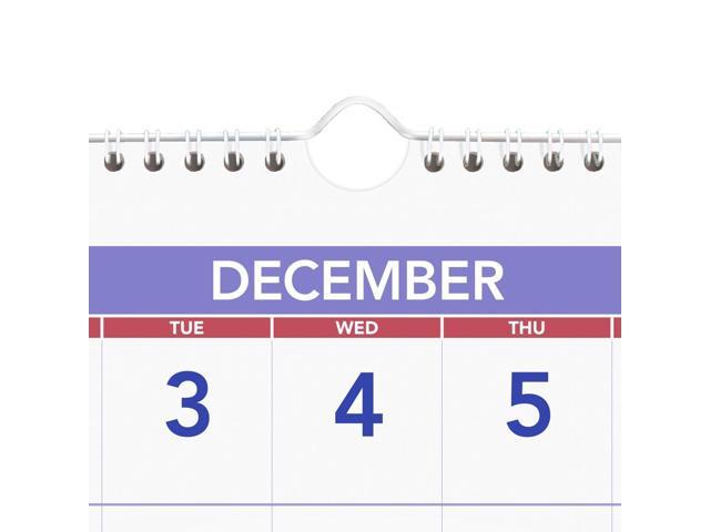 AT-A-GLANCE 2026 Three Month Reference Vertical Wall Calendar, Large, 12' x 27'