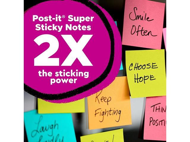 3M Post-it Note Pads Summer Joy Colors 3x3 24 Pack 7100278446