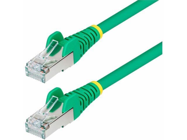 StarTech 50ft Green CAT6a Ethernet Cable, Snagless RJ45, 10GbE, 100W PoE++, S/FTP, LSZH, 27AWG Pure Bare Copper Wire, 500MHz, Shielded Network...