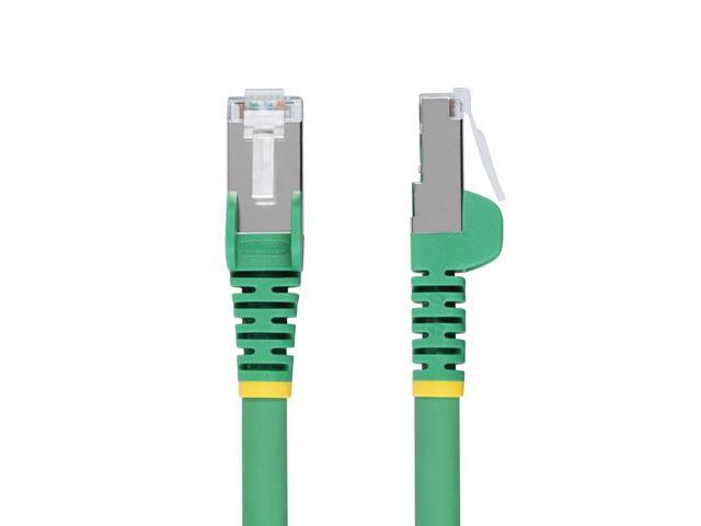 StarTech 50ft Green CAT6a Ethernet Cable, Snagless RJ45, 10GbE, 100W PoE++, S/FTP, LSZH, 27AWG Pure Bare Copper Wire, 500MHz, Shielded Network...