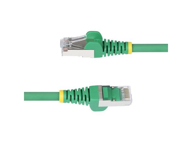 StarTech 50ft Green CAT6a Ethernet Cable, Snagless RJ45, 10GbE, 100W PoE++, S/FTP, LSZH, 27AWG Pure Bare Copper Wire, 500MHz, Shielded Network...