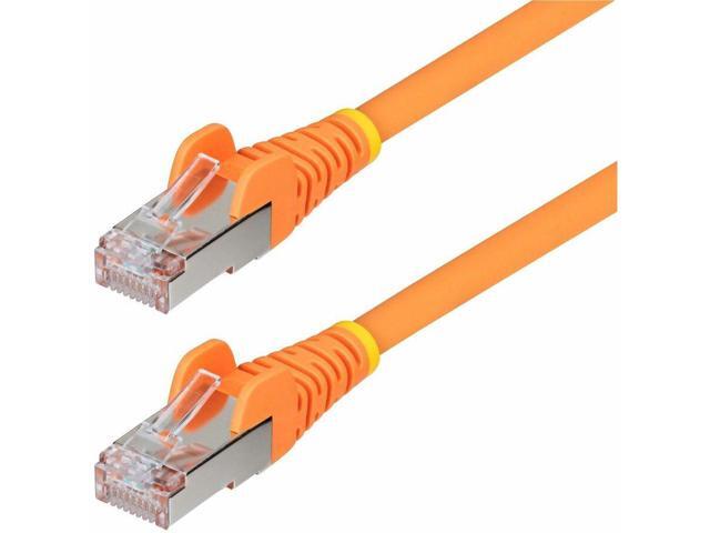 StarTech 50ft Orange CAT6a Ethernet Cable, Snagless RJ45, 10GbE, 100W PoE++, S/FTP, LSZH, 27AWG Pure Bare Copper Wire, 500MHz, Shielded Network...