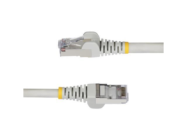 StarTech 75ft Gray CAT6a Ethernet Cable, Snagless RJ45, 10GbE, 100W PoE++, S/FTP, LSZH, 27AWG Pure Bare Copper Wire, 500MHz, Shielded Network Patch...