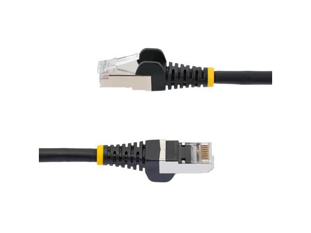 StarTech 75ft Black CAT6a Ethernet Cable, Snagless RJ45, 10GbE, 100W PoE++, S/FTP, LSZH, 27AWG Pure Bare Copper Wire, 500MHz, Shielded Network...