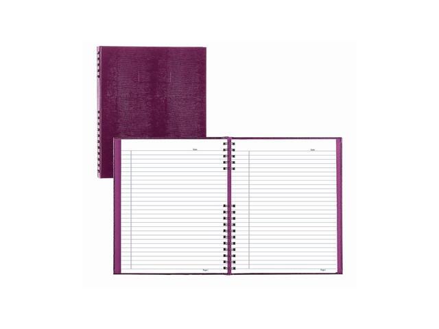 Blueline NotePro Hardcover Wide Ruled Notebook, 200 Pages, Dark Raspberry