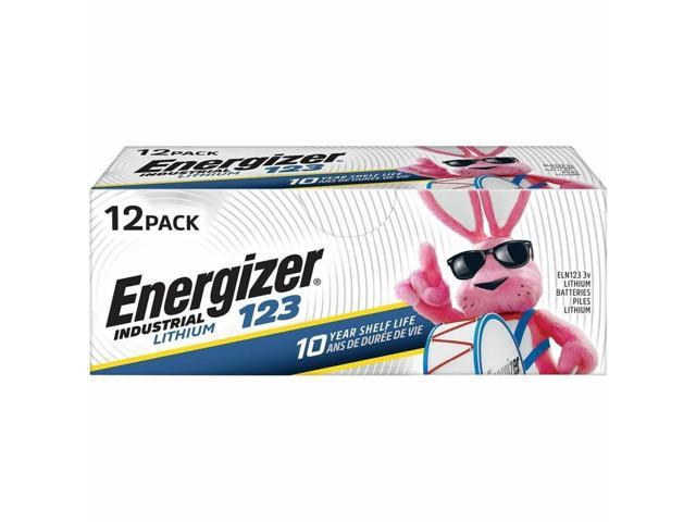 Energizer Industrial Lithium CR123 Photo Battery 3 V 12/Pack ELN12312