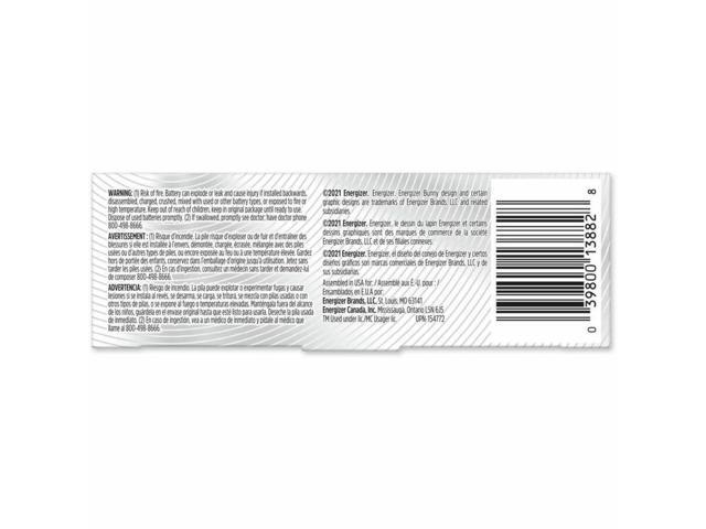 Energizer Industrial Lithium CR123 Photo Battery 3 V 12/Pack ELN12312