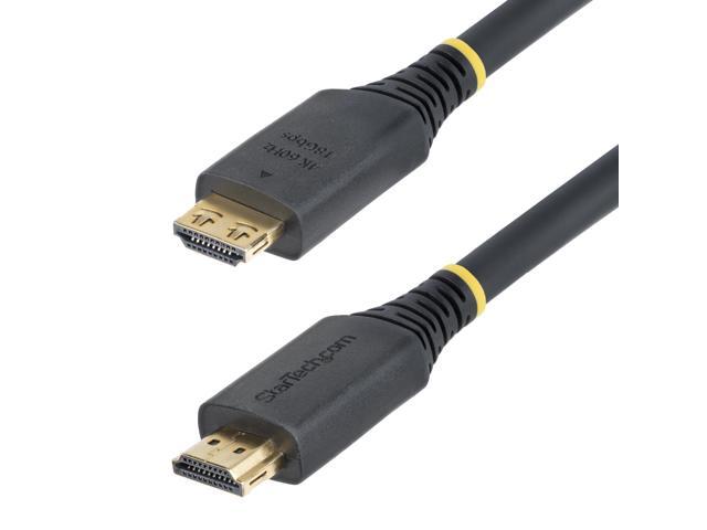 StarTech 20ft (6.1m) High Speed HDMI Cable with Gripping Connectors, 4K 60Hz/1440p 144Hz, HDR10/HDCP 2.2/ARC, 18Gbps, UHD HDMI Cord for...