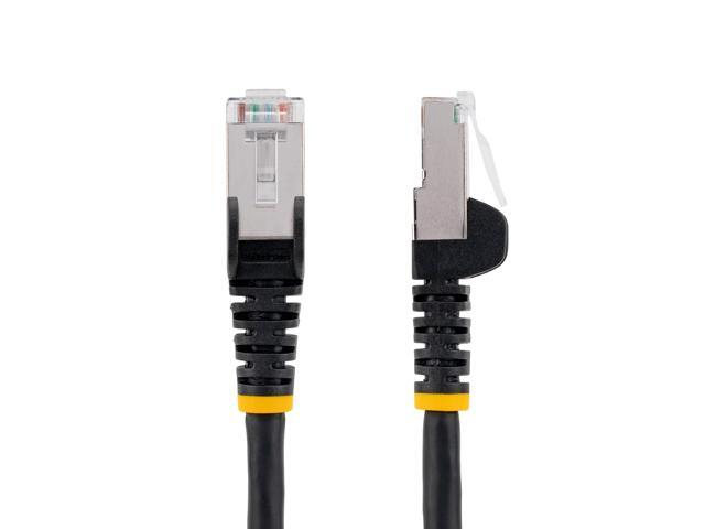 StarTech 100ft Black CAT6a Ethernet Cable, Snagless RJ45, 10GbE, 100W PoE++, S/FTP, LSZH, 27AWG Pure Bare Copper Wire, 500MHz, Shielded Network...