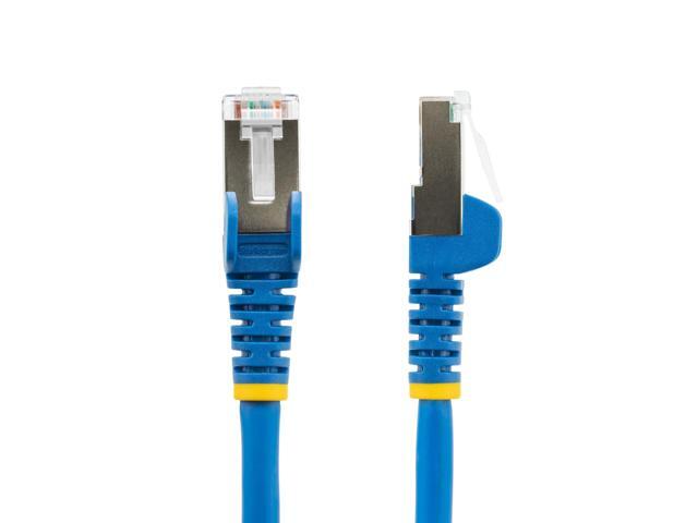 StarTech100ft Blue CAT6a Ethernet Cable, Snagless RJ45, 10GbE, 100W PoE++, S/FTP, LSZH, 27AWG Pure Bare Copper Wire, 500MHz, Shielded Network Patch...