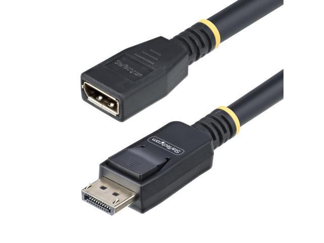StarTech 10ft (3m) DisplayPort 1.4 Extension Cable, DP 1.4 Port Saver Cable, 8K 60Hz, DP Male to Female Extension Adapter Cord, DisplayPort...
