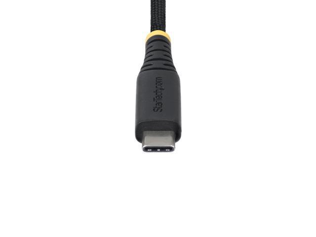 StarTech 6ft (1.8m) USB-C Charging Cable, 240W (5A) PD EPR, Dual-Layer Silicone/Braided Jacket, USB 2.0 Laptop Charger Cable, USB-IF Certified,...