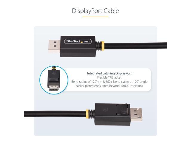 StarTech 3m (10ft) DisplayPort 2.1 Cable, VESA Certified DP40 DisplayPort Cable w/UHBR10/HDR/HDCP 2.2, 8K 60Hz/4K 144Hz w/DSC 1.2a, 40Gbps, DP 2.1...