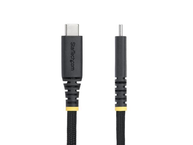 StarTech 10ft (3m) USB-C Charging Cable, 240W (5A) PD EPR, Dual-Layer Silicone/Braided Jacket, USB 2.0 Laptop Charger Cable, USB-IF Certified,...