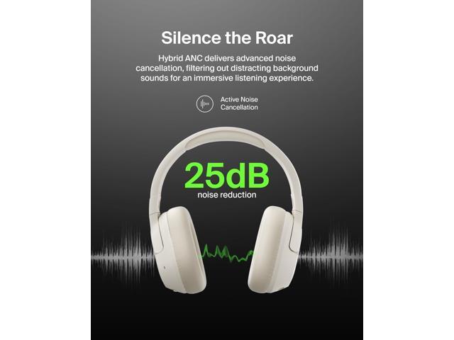 Belkin SoundForm Isolate Noise Cancelling Headphones - Sand - image 3