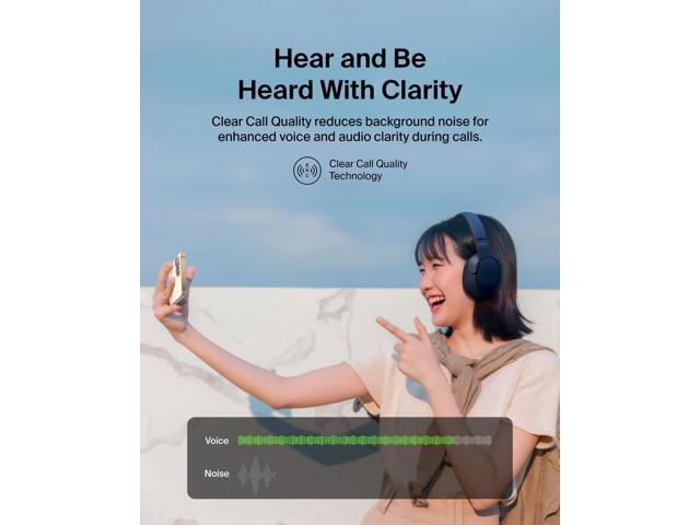 Belkin SoundForm Surround Wireless Over-Ear Headphones - Blue - image 10