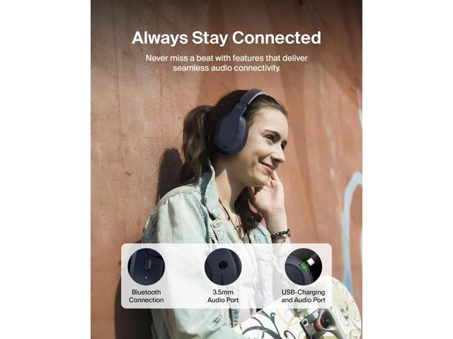 Belkin SoundForm Surround Wireless Over-Ear Headphones - Blue - image 12