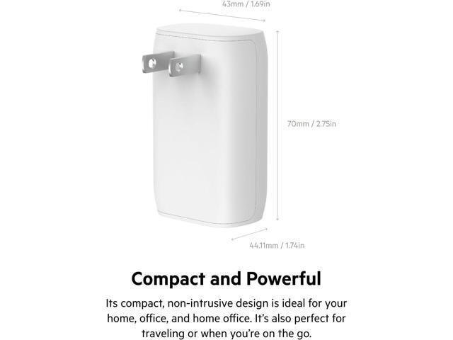 Belkin Dual Wall Charger with PPS + USB-C Cable w/Lightning Connector