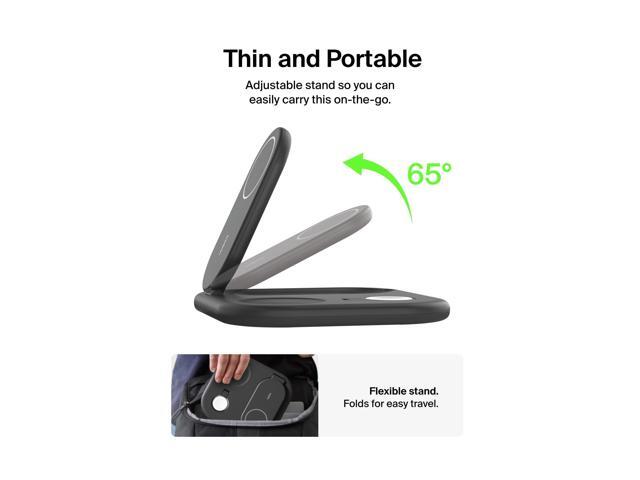 Belkin BoostCharge 3-in-1 Magnetic Foldable Wireless Charger 15W WIZ029TTBK