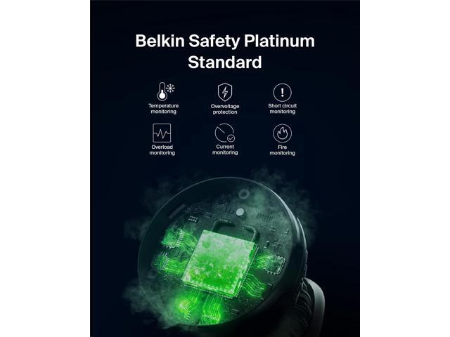 Belkin - 3-in-1 Stand 15W Qi2 Wireless Charger, Fast Charging for iPhone 17, AirPods, Apple Watch, & More (36W Included) - White - image 12