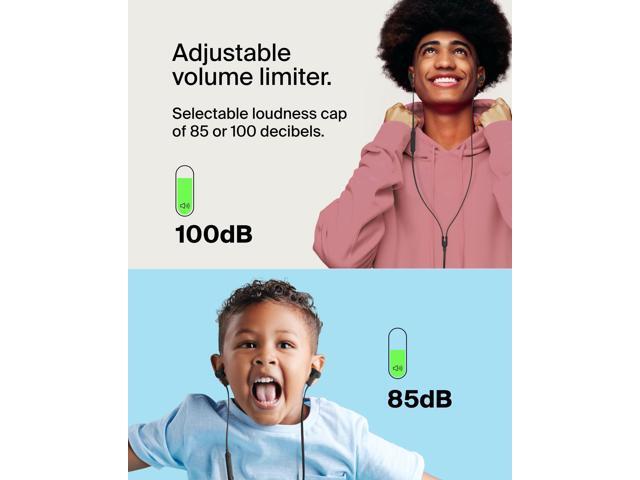 Belkin SoundForm USB-C Wired Earbuds with Adjustable Volume Limiter - Black - image 8