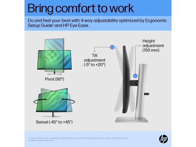 HP E27 G5 27' FHD 1920x1080 16:9 75Hz 5ms LCD IPS Monitor 6N4E2ALABA