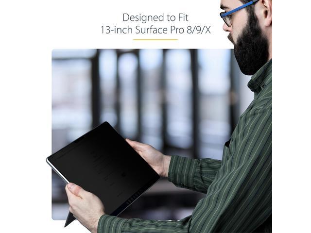 StarTech 4-Way Privacy Screen For 13-inch Surface Pro 8/9/X Laptop, Portrait/Landscape Modes, Touch-Enabled, +/- 30 Deg. View, Blocks up to 51%...