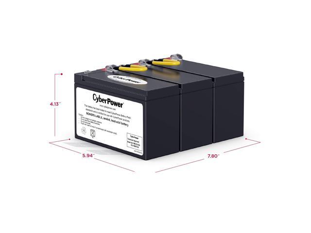 CyberPower RB1270X3A UPS Replacement Battery Cartridge, UPS Replacement Battery Cartridge, Maintenance-Free, User Installable, 12V/7Ah