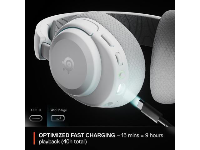 SteelSeries - Arctis Nova 3P Wireless Gaming Headset for PlayStation, PC, Mobile, Handhelds, and Switch - White - image 5