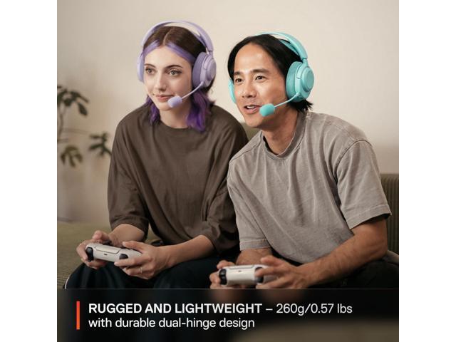 SteelSeries - Arctis Nova 3P Wireless Gaming Headset for PlayStation, PC, Mobile, Handhelds, and Switch - Aqua - image 6