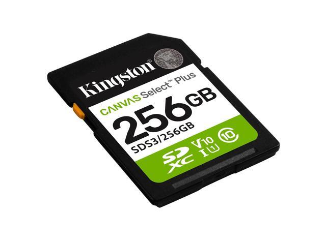 Kingston Canvas Select Plus 256 GB Class 10/UHS-I U1 V10 SDXC 1 SDS3256GB