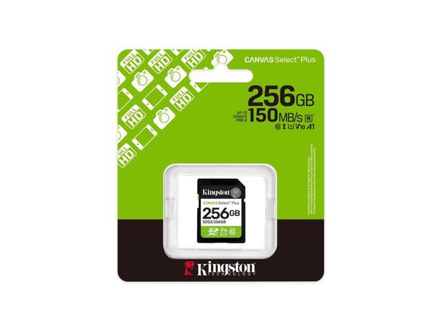 Kingston Canvas Select Plus 256 GB Class 10/UHS-I U1 V10 SDXC 1 SDS3256GB