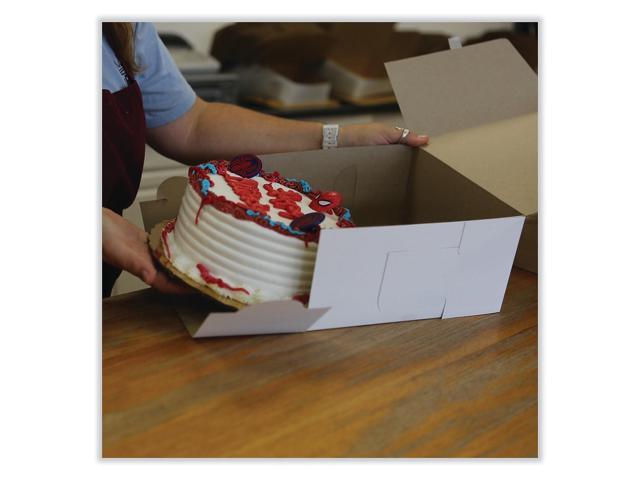 Southern Champion Tray Bakery Boxes Standard 14 x 14 x 6 Paper 50/Carton 1593