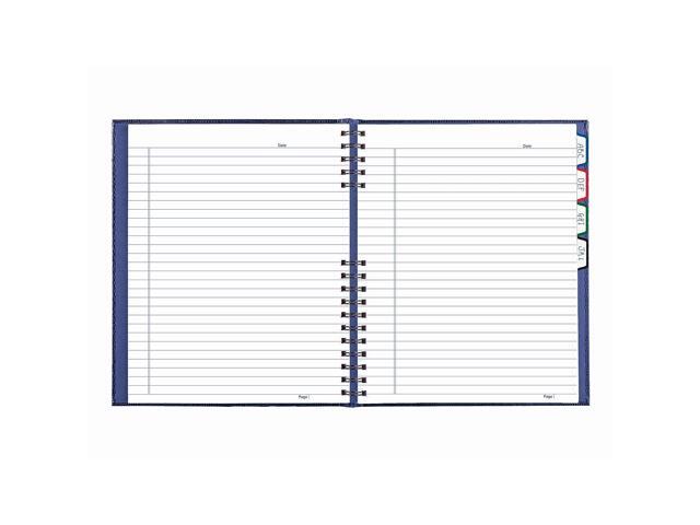Blueline NotePro Hardcover Wide Ruled Notebook, 200 Pages, Blue A10200.BLU