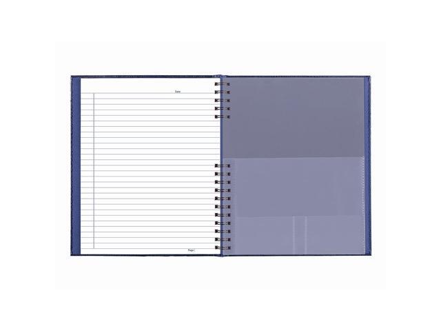 Blueline NotePro Hardcover Wide Ruled Notebook, 200 Pages, Blue A10200.BLU