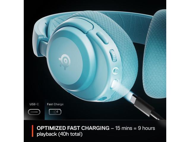 SteelSeries - Arctis Nova 3X Wireless Gaming Headset for Xbox, PlayStation, PC, Mobile, Handhelds, and Switch - Aqua - image 5