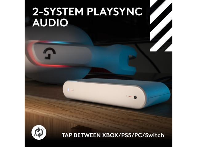 Logitech - Astro A20 X LIGHTSPEED Wireless Gaming Headset with 2-system PLAYSYNC for PS5, Xbox Series X|S, Nintendo Switch, PC - White - image 7