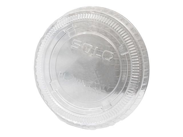 Solo PL200N Portion/Souffl? Cup Lids PET Clear 2500/Carton